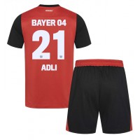 Bayer Leverkusen Amine Adli #21 Hjemmebanesæt Børn 2024-25 Kortærmet (+ Korte bukser)